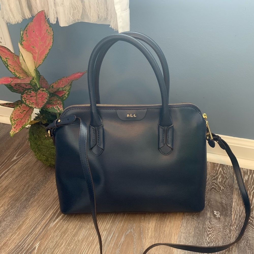 Large Ralph Lauren leather tote